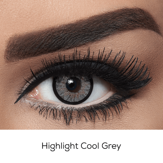 Highlight Cool Grey - Punjab Optics - Power & Colour Lens - Bella Contact Lenses