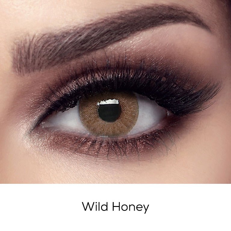 Honey colour online lens