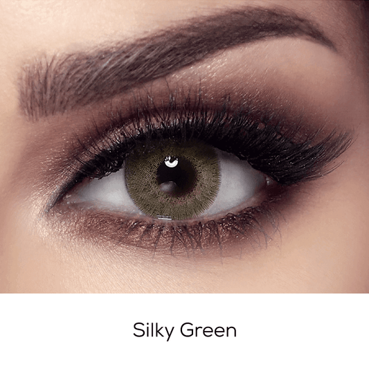 Elite Silky Green - Punjab Optics - Power & Colour Lens - Bella Contact Lenses