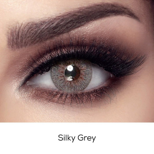 Elite Silky Grey - Punjab Optics - Power & Colour Lens - Bella Contact Lenses