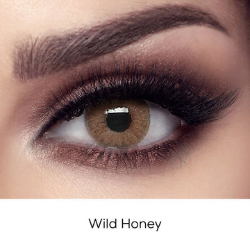 Elite Wild Honey - Punjab Optics - Power & Colour Lens - Bella Contact Lenses