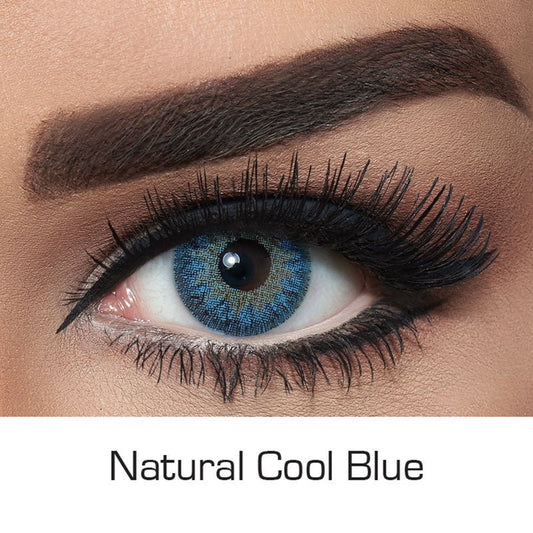 Natural Cool Blue - Punjab Optics - Power & Colour Lens - Bella Contact Lenses