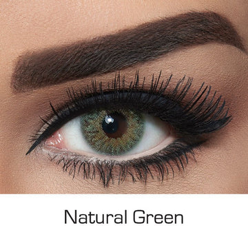 Natural Green - Punjab Optics - Power & Colour Lens - Bella Contact Lenses