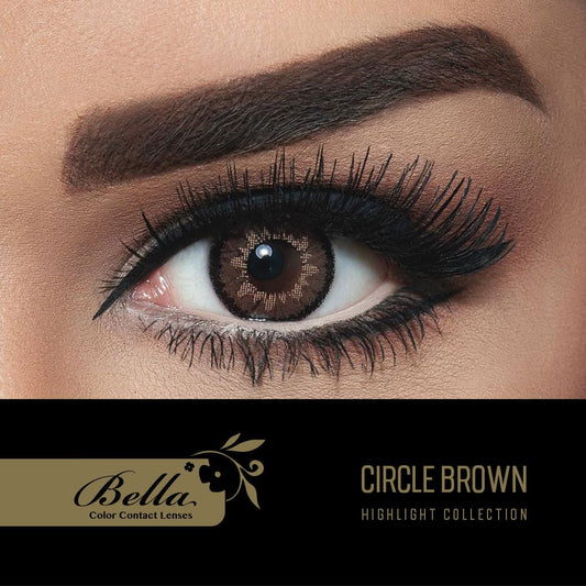 Highlight Circle Brown - Punjab Optics - Power & Colour Lens - Bella Contact Lenses