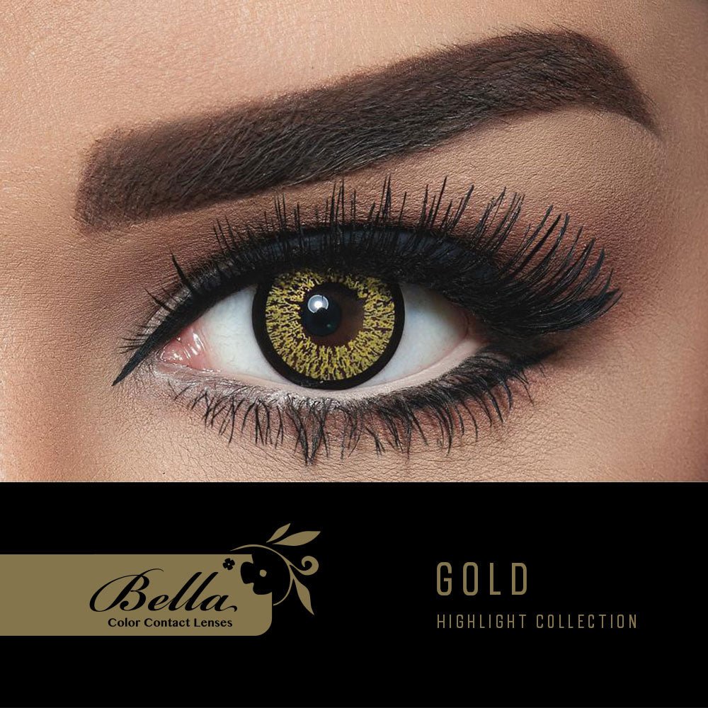 Highlight Gold - Punjab Optics - Power & Colour Lens - Bella Contact Lenses