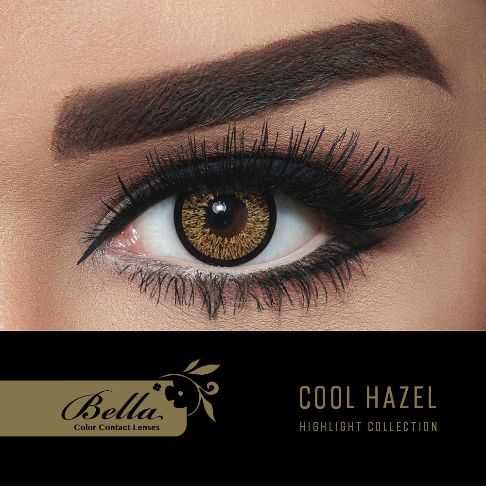 Highlight Cool Hazel - Punjab Optics - Power & Colour Lens - Bella Contact Lenses