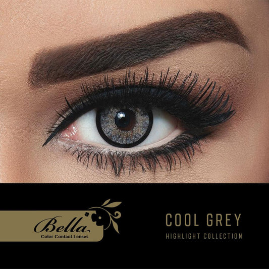 Highlight Cool Grey - Punjab Optics - Power & Colour Lens - Bella Contact Lenses